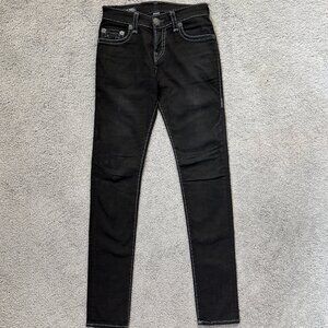 TRUE RELIGION MEN’S ROCCO RELAXED SOFT SKINNY STRETCHABLE JEANS SZ W28 L33 -VGUC